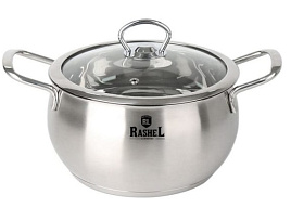 Кастрюля нержавейка 5л R-50s/8911 Rashel