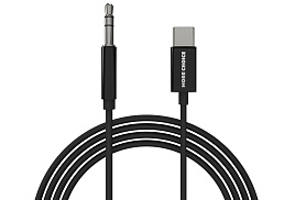 Кабель MORE CHOICE (9844) UK28a AUX 3.5mm Type-C 1m Black