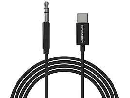 Кабель MORE CHOICE (9844) UK28a AUX 3.5mm Type-C 1m Black