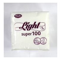 Салфетки 75л.Plushe Light Super Белая 2618
