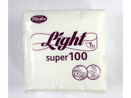 Салфетки 75л.Plushe Light Super Белая 2618