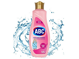 Стиральный порошок жидкий ABC 1,5л.Для деликатной стирки М