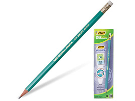 Карандаш ч/гр Bic Evolution 655 с ластиком НВ, заточен., пластиковый 880332