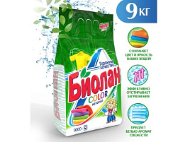 Стиральный порошок Биолан Автомат 9000г.Колор (Казань)