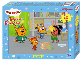 Пазл 60эл. Три кота 81259 Зимние каникулы