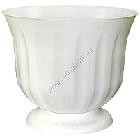Кашпо цветочное 15л Фламинго М1491 белый с/п