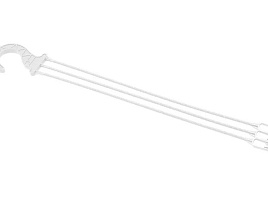 Подвес для кашпо Белый КШ-7271