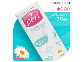 Прокладки ежедн.Peri 30шт.Multiform Ромашка