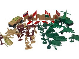 Набор солдатиков 7936 с техникой