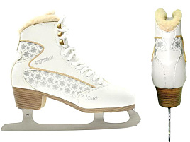 Коньки фигурные "ATEMI VISTA" Бел р.42