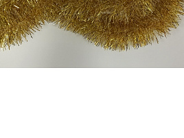 Мишура №10/H41 Золото+Белая