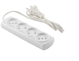 Удлинитель 1,7м*4р Engy Эконом белый 220786/186712