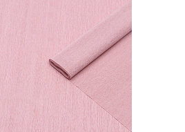Бумага гофрированная 360 бледно-розовая 50см*1,5м