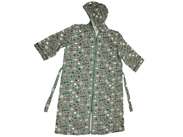 Белье халат жен. №20 с начесом 60р-р с капюшоном