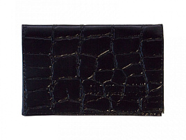 Обложка на паспорт OfficeSpace KPs_2280/181771 кожа тип 2 черный, "Croc"