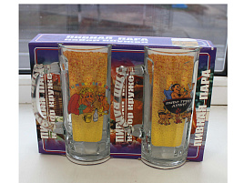 Набор кружек для пива 1254 Приколы 2шт.