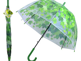 Зонт женский П/автом. Листья FX24-12