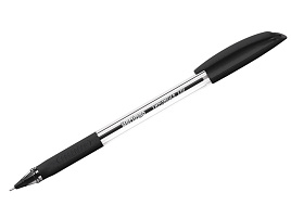 Ручка Berlingo 07111 "Triangle 110", черная, 0,7мм, трехгран., грип