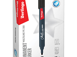 Маркер Berlingo BMc_16201 "Multiline PE300" черный, пулевидный, 3мм