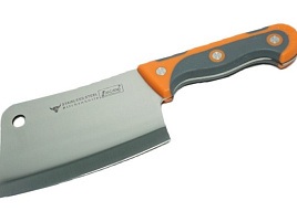 Топорик кухонный алюминий А-665 с резиновой ручкой