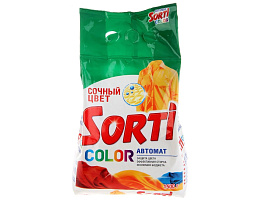 Стиральный порошок Sorti Автомат 1500г М Колор( Казань)