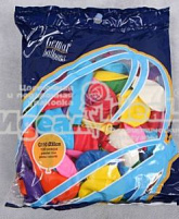 Шар надувной 12" Пастель " ассорти (100шт) 01338