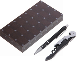 23ф Набор подарочный 607-268 Классика Ручка и штопор (муж.)