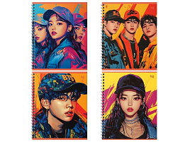 Тетрадь 96л. на спирали  Т5гр96_лм 09061 "К-рор", матовая ламинация