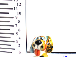 Сувенир Гжель Собака пятно цвет