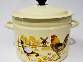 Кастрюля эмаль 9л 41804-212/6-У2 Подворье