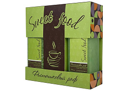 Набор женский Sweet Food Фисташковый Раф(гель д/д 290мл+жемчужины(соль)д.ванн220г)