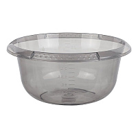 Миска пластик 3л 400314 дымч./графит прозр.