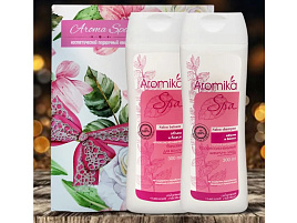 Набор женский Аромика SPA (шампунь 300мл+бальзам 200мл)