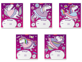 Тетрадь 18л. клетка Erich Krause 51417 Единорожка