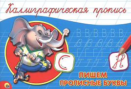 Книга КАЛЛИГРАФИЧЕСКАЯ ПРОПИСЬ А5. 26414-8 Пишем прописные буквы