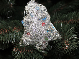 Подвеска пластик Колокольчик 12см E0614