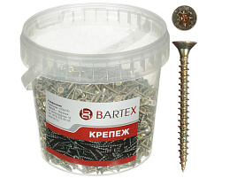 Саморез универсальный 5*40 цинк 250шт в банке Bartex 5180
