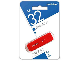 Флеш-драйв Smart Buy 32Gb SB32GBDK-R Dock Red красный
