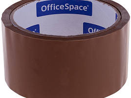 Скотч 50*66 (40м) OfficeSpace КЛ_4216 38мкм, коричневый, ШК