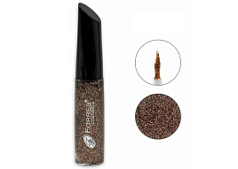 Подводка для глаз Farres черная с блестками тонкая кисточка 8011-06