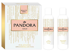 Набор женский Pandora Gold(гель д/д150мл+крем-флюид д/тела 150мл)