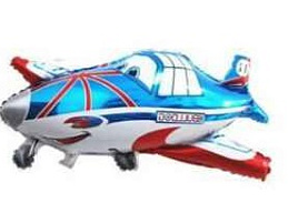 Шар надувной фольгированный Самолет мульт.