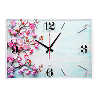Часы настенные "21 Век" 57*41 4056-131 Цветы сакуры