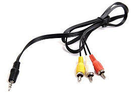 Кабель Сигнал (6947) шнур 3,5Дж- 3RCA 1.5м