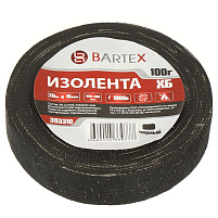 Изолента ХБ черная 100гр Bartex 393310