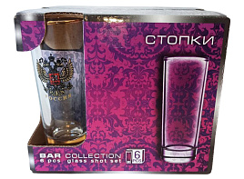 Набор стопок 6шт 1140-Д34 Герб России