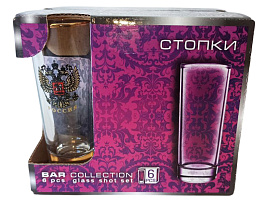 Набор стопок 6шт 1140-Д34 Герб России