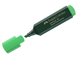Текстмаркер Faber-Castell 154863 "48" зеленый, 1-5мм