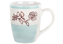 Кружка 360мл RX008 Голубой ситец 2