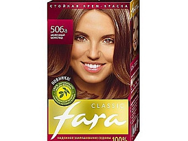 Краска для волос Фара 506А молочный шоколад